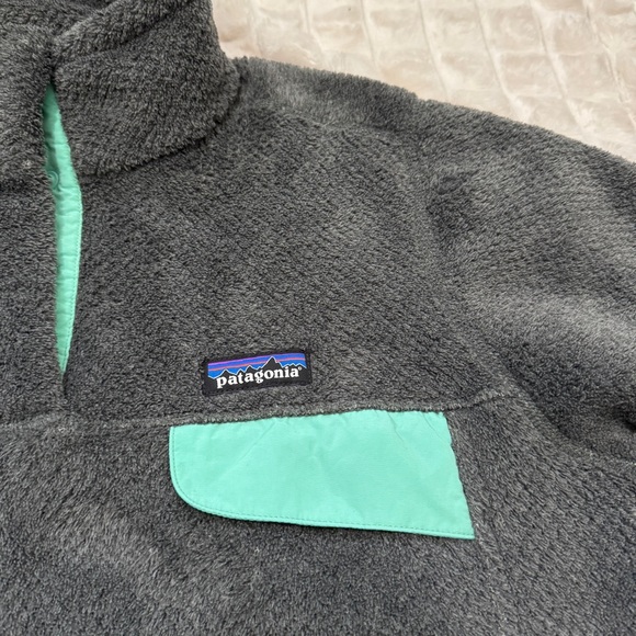 Patagonia Large Gray Re-Tool Snap T Fleece Pullover ~ Classic Preppy Outdoor - Picture 4 of 8